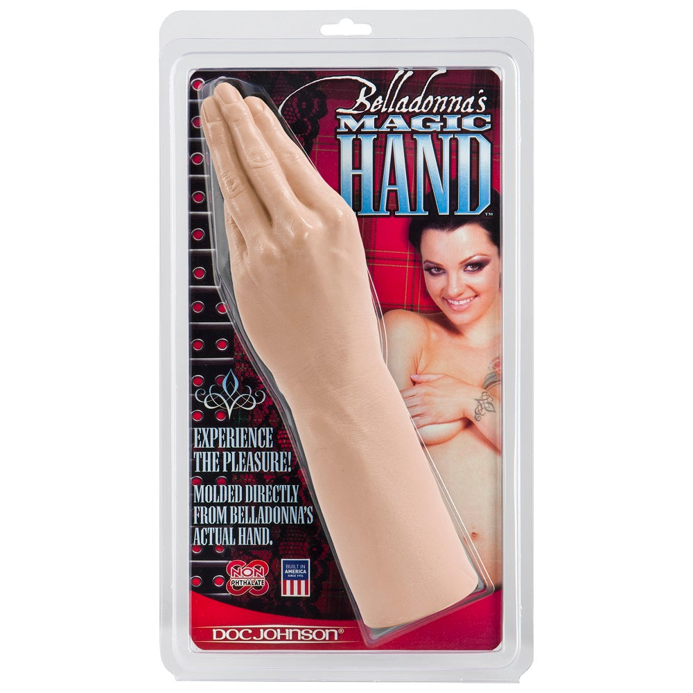 Doc Johnson Belladonna Magic Hand – Lifelike Tapered Fisting Toy 11.5 Inches > Dildos > Oversized Toys - Tophatter Daily Deals