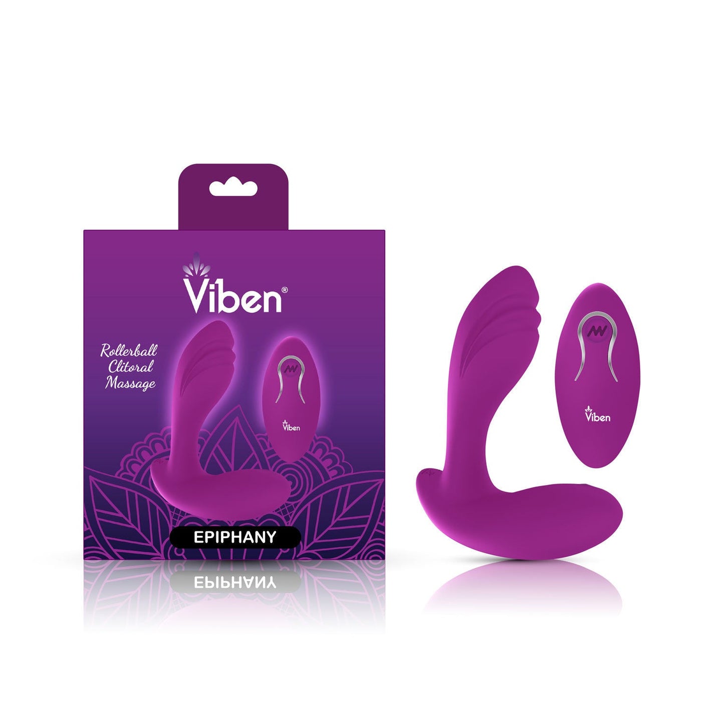 Epiphany Clitoral Rollerball Panty Vibe (Berry) – Remote-Controlled Dual Motor Panty Vibrator > Sex Toys For Ladies > Panty Vibes - Tophatter Daily Deals