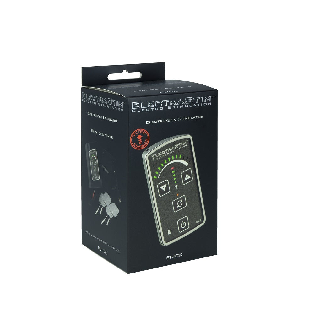ElectraStim Flick – Electro Stimulation Pack with Seven Built-In Programs and Flicking Control Unit E-STIM TOYS - Tophatter Daily Deals