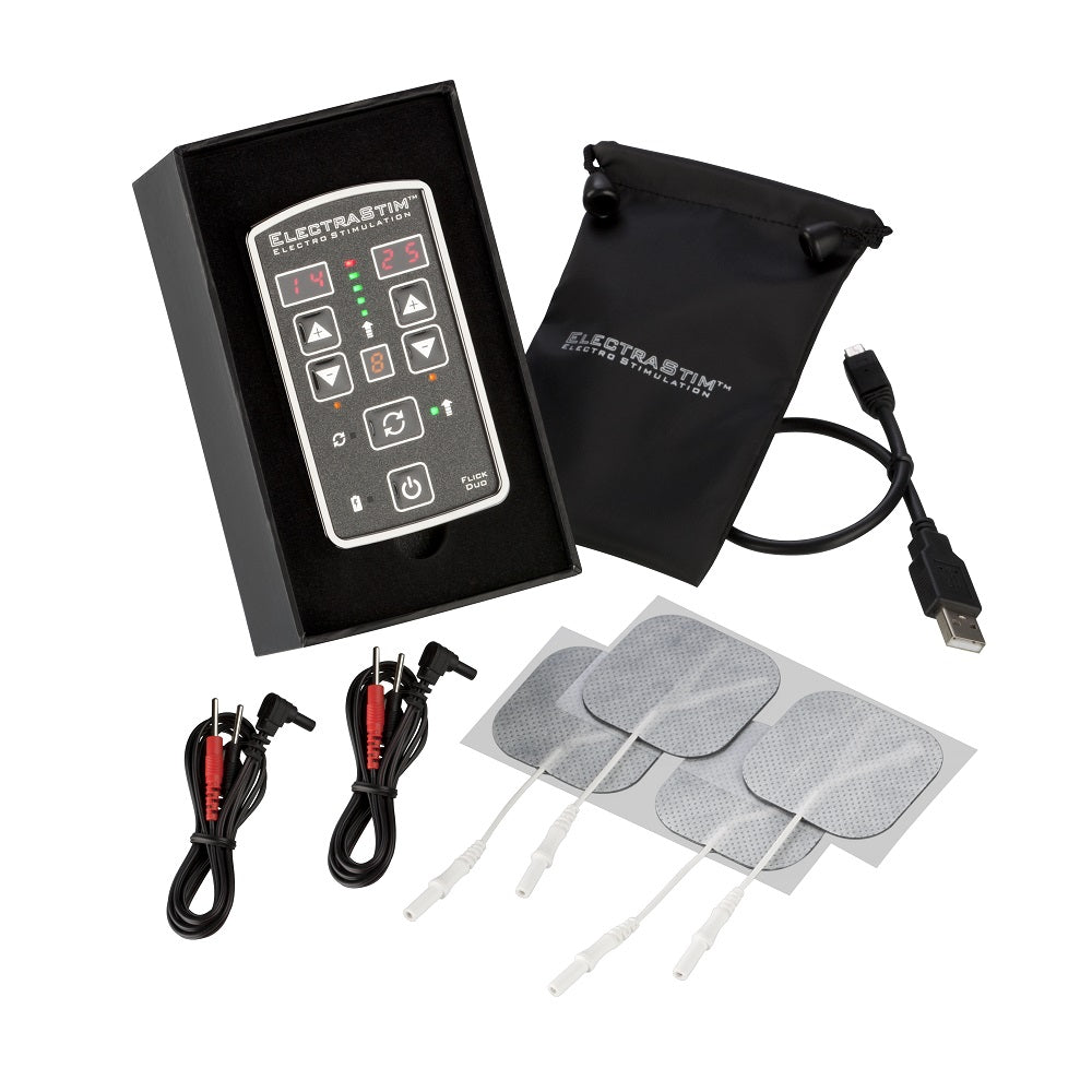 ElectraStim Flick Duo Stimulator Pack – Electro Stimulation Controller E-STIM TOYS - Tophatter Daily Deals