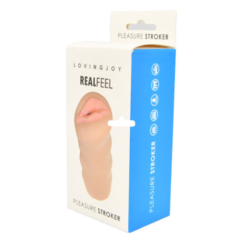 Loving Joy Real Feel Male Masturbator – Realistic Pleasure Stroker > Sex Toys For Men > Masturbators > Manual - Tophatter Daily Deals