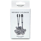 Bound to Please Adjustable Nipple Clamps with Chain – Nickel-Free Nipple Clamps > Sex Toys > Nipple Clamps - Tophatter Daily Deals