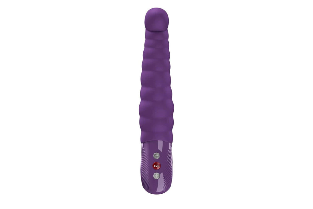 Fun Factory Patchy Paul (Dark Violet) – 23 cm USB-C Rechargeable Vibrator > Vibrators > G-Spot - Tophatter Daily Deals