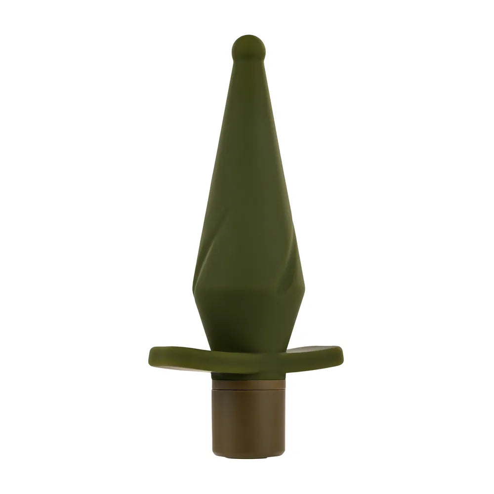 The Private (Green) – 5" Vibrating Butt Plug with 10 Speeds and Patterns > Anal Range > Vibrating Butt Plugs - Tophatter Daily Deals