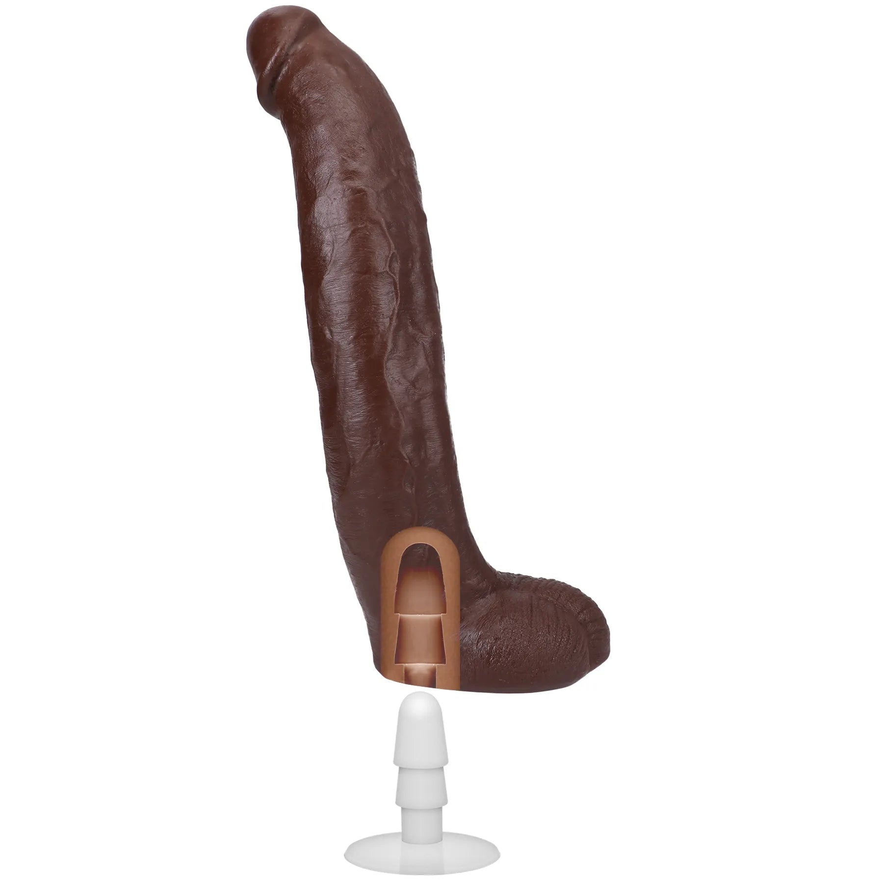 Signature Cocks Brickzilla (Chocolate) – 13 Inch Ultraskyn Cock With Suction Cup > Dildos > Performer Replica - Tophatter Daily Deals