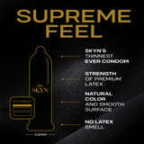 Skyn Supreme Feel 3 Count Condoms > Essentials > Condoms - Tophatter Daily Deals