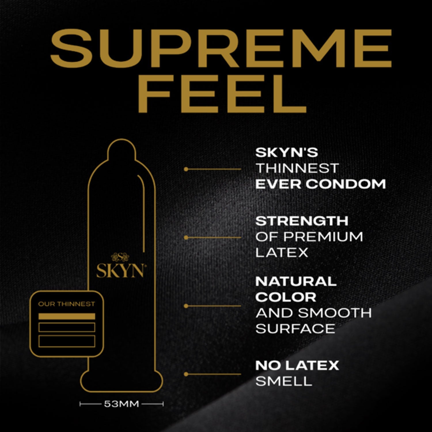 Skyn Supreme Feel 3 Count Condoms > Essentials > Condoms - Tophatter Daily Deals