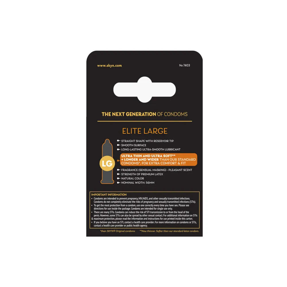 LifeStyles Skyn Large – 3 Pack Premium Polyisoprene Condoms > Essentials > Condoms - Tophatter Daily Deals