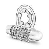 Stay Hard Vibrating Super Clitifier - Vibrating Cock Ring - Clear > Cock Ring > Vibrating - Tophatter Daily Deals
