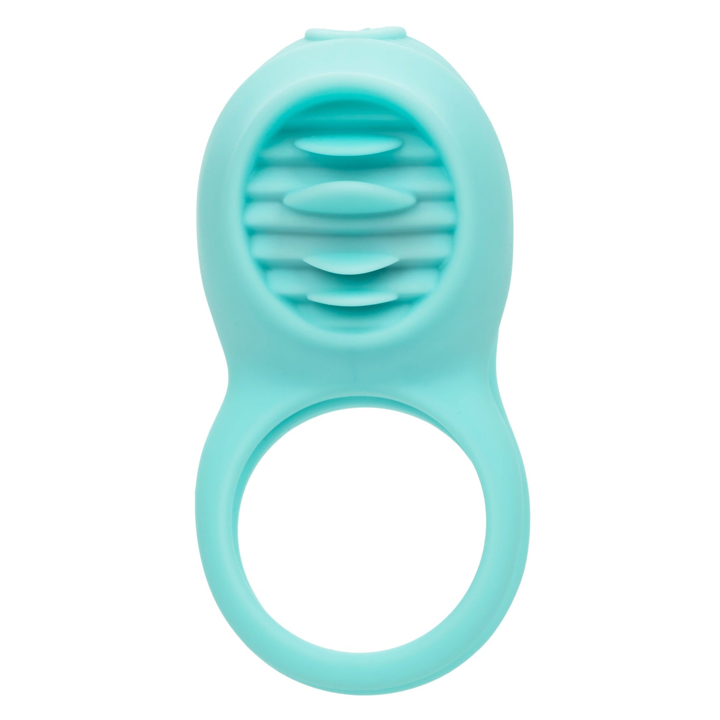 Silicone Rechargeable French Kiss Enhancer – Vibrator with 12 Functions and Flickering Teaser Ring > Cock Ring > Vibrating - Tophatter Daily Deals