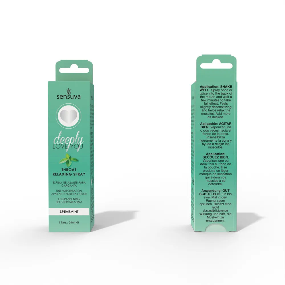 Sensuva Deeply Love You Throat Relaxing Spray – Salted Caramel / Spearmint Flavored Spray > Lube > Oral Gels & Sprays - Tophatter Daily Deals