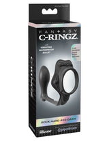 Fantasy Silicone Rock Hard Ass Gasm Performance C-Ring Black > Anal Range > Prostate Plugs - Tophatter Daily Deals