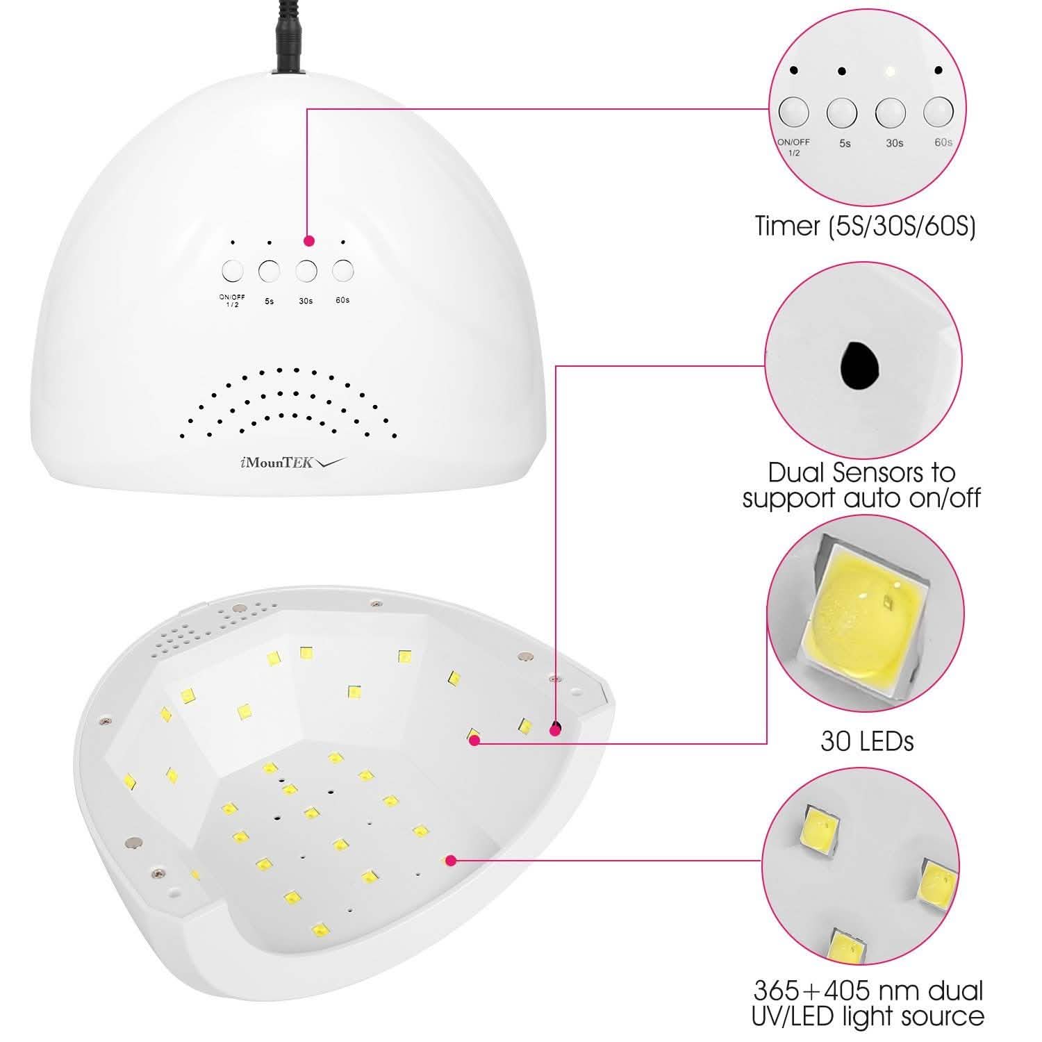Nail Dryer 48W/24W UV LED Lamp Beauty & Personal Care - Tophatter Daily Deals