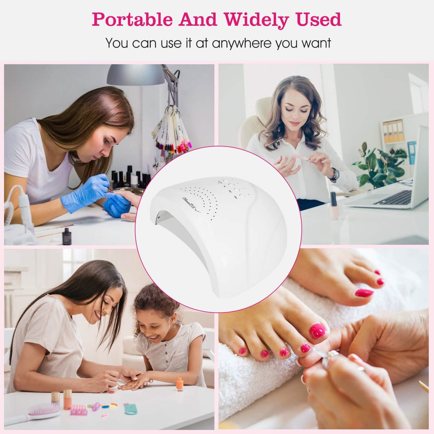 Nail Dryer 48W/24W UV LED Lamp Beauty & Personal Care - Tophatter Daily Deals