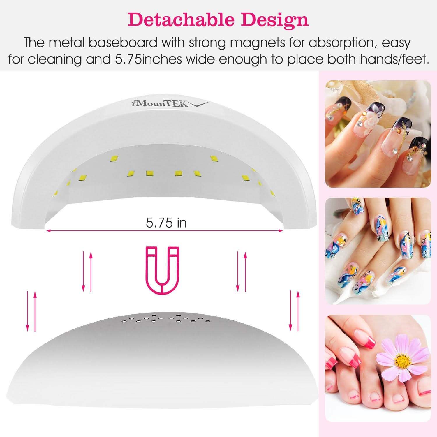 Nail Dryer 48W/24W UV LED Lamp Beauty & Personal Care - Tophatter Daily Deals