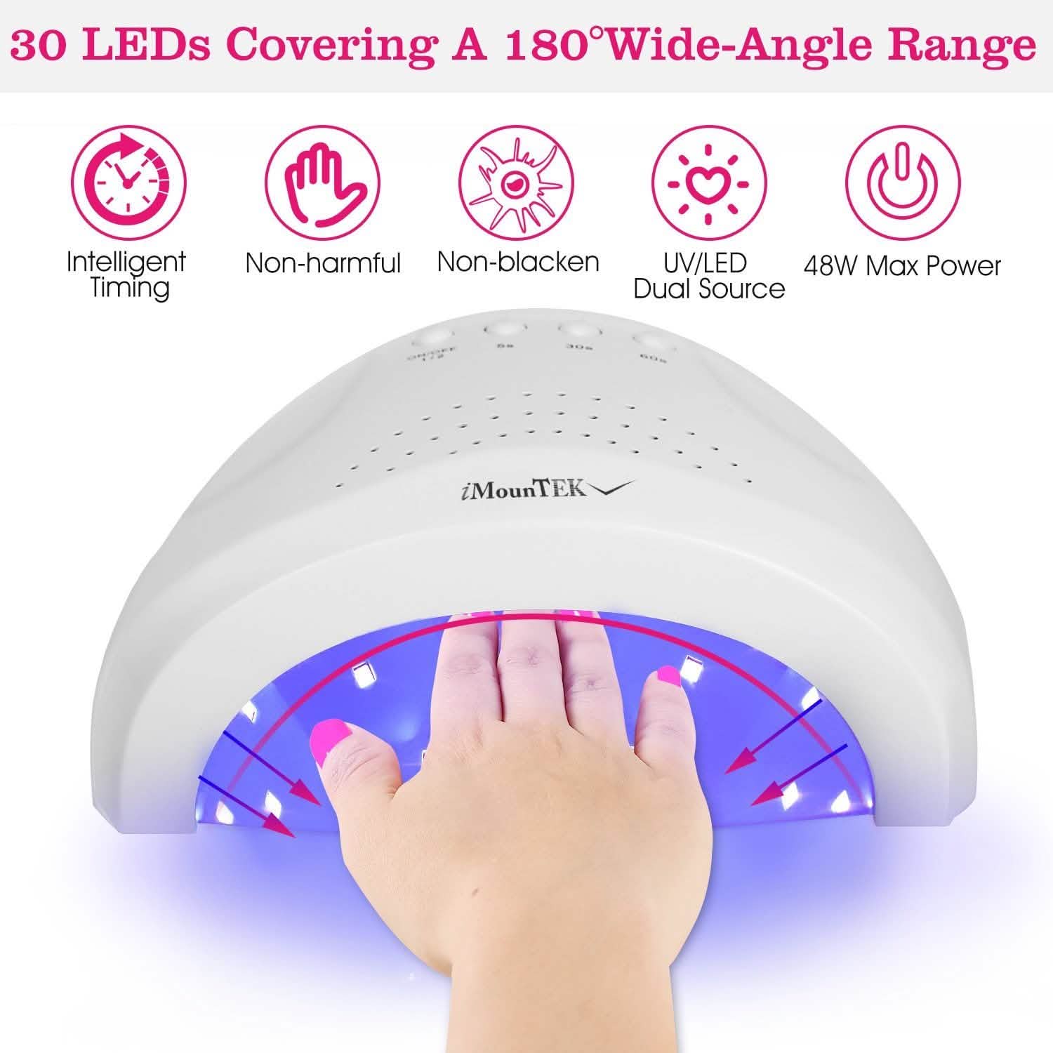 Nail Dryer 48W/24W UV LED Lamp Beauty & Personal Care - Tophatter Daily Deals