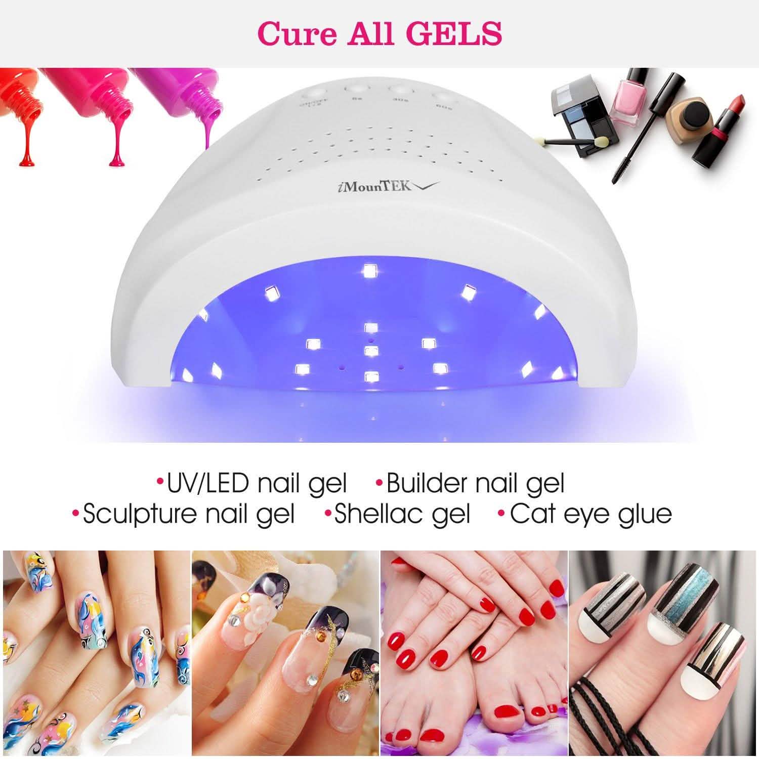Nail Dryer 48W/24W UV LED Lamp Beauty & Personal Care - Tophatter Daily Deals