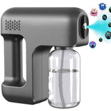 Nano Mist Pump Sprayer Machine Automatic with Blue Light Black Face Masks & PPE - Tophatter Daily Deals