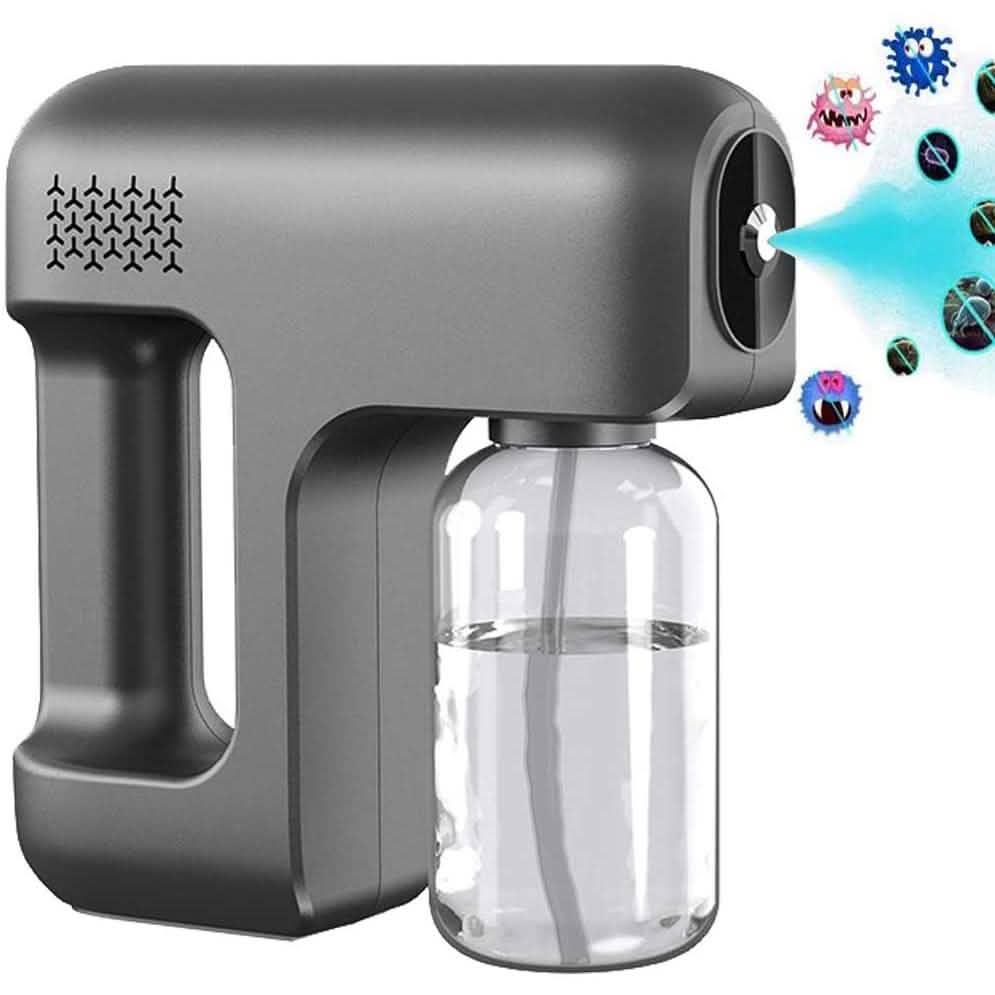 Nano Mist Pump Sprayer Machine Automatic with Blue Light Black Face Masks & PPE - Tophatter Daily Deals