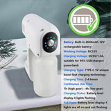 Nano Mist Pump Sprayer Machine Automatic with Blue Light Face Masks & PPE - Tophatter Daily Deals