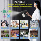 Nano Mist Pump Sprayer Machine Automatic with Blue Light Face Masks & PPE - Tophatter Daily Deals