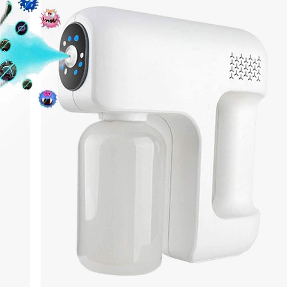 Nano Mist Pump Sprayer Machine Automatic with Blue Light White Face Masks & PPE - Tophatter Daily Deals