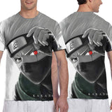 Naruto Shirt Mens Womens Boys Girls 3D Print Short Sleeve T-Shirt Men's Tops - Tophatter Daily Deals