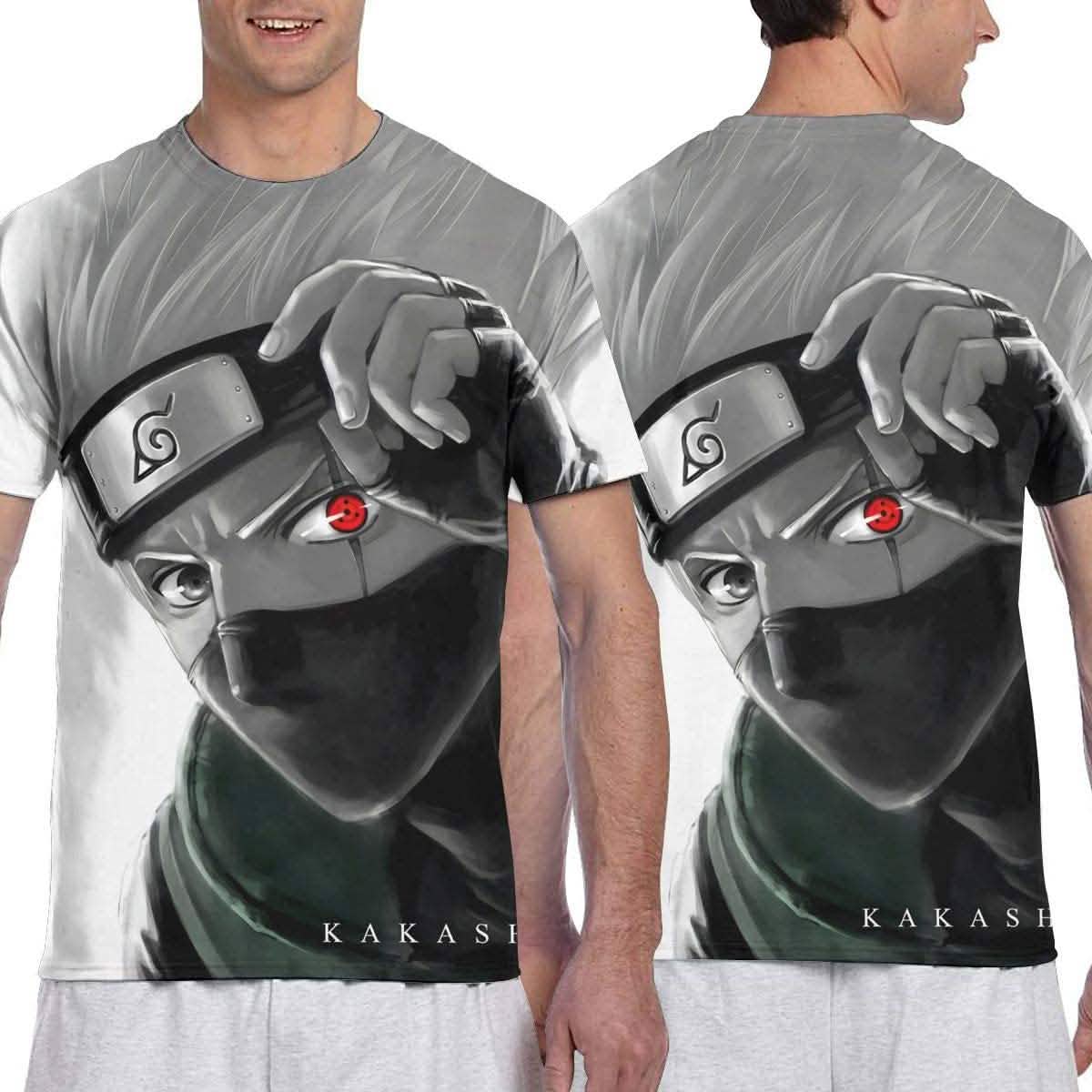 Naruto Shirt Mens Womens Boys Girls 3D Print Short Sleeve T-Shirt Men's Tops - Tophatter Daily Deals