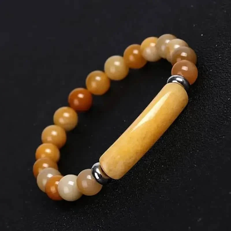 Natural Gemstone Crystal Rough Bracelet Old Topaz Bracelet Bracelets - Tophatter Daily Deals