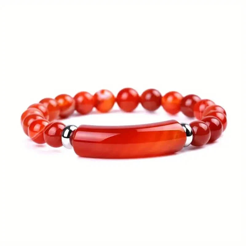 Natural Gemstone Crystal Rough Bracelet Onyx bracelet Bracelets - Tophatter Daily Deals