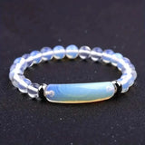 Natural Gemstone Crystal Rough Bracelet Opal Bracelet Bracelets - Tophatter Daily Deals