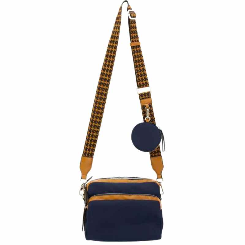 Cameleon® Harper Concealed Carry Crossbody Purse Navy Blue Handgun Purses - Tophatter Daily Deals