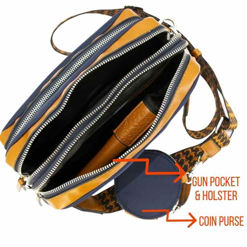 Cameleon® Harper Concealed Carry Crossbody Purse Handgun Purses - Tophatter Daily Deals