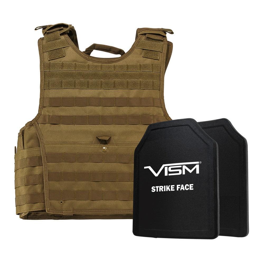NcSTAR Expert Plate Carrier Vest Shooters Cut Hard PE Ballistic Panels Bulletproof - Tophatter Daily Deals
