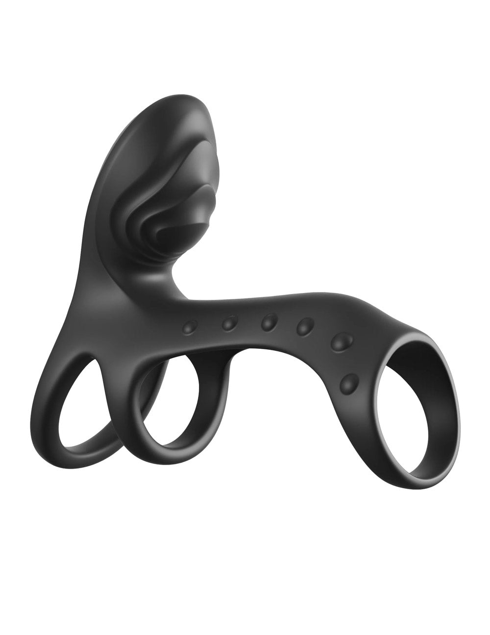 Fantasy C-Ringz Ultimate Couples Cage Pro (Black) – Dual-Motor Cock Ring > Bondage Gear > Male Chastity - Tophatter Daily Deals