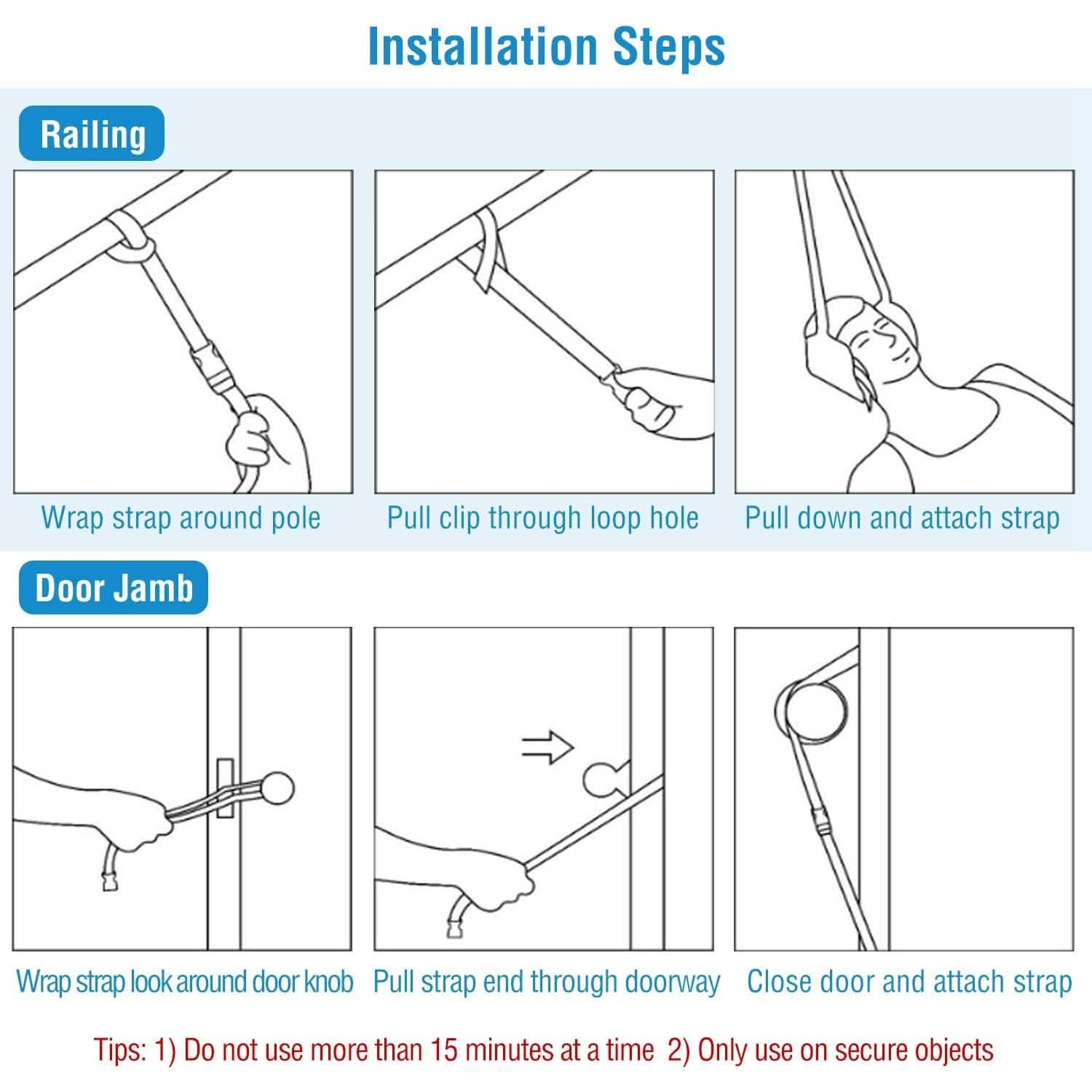 Neck Head Hammock Portable Cervical Traction Relief Hammock Health & Wellness - Tophatter Daily Deals