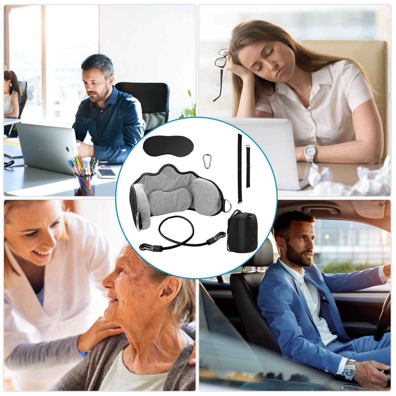 Neck Head Hammock Portable Cervical Traction Relief Hammock Health & Wellness - Tophatter Daily Deals