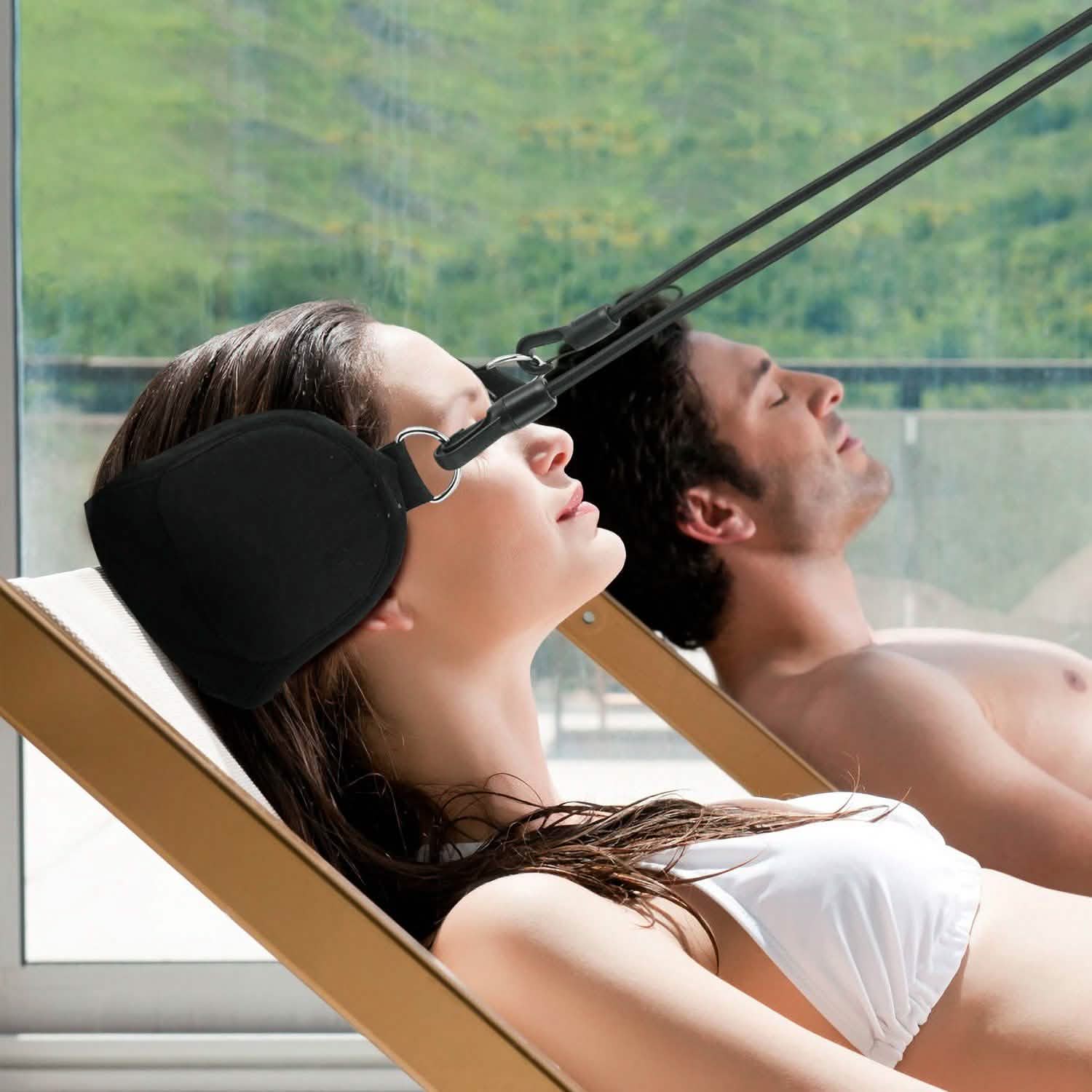 Neck Head Hammock Portable Cervical Traction Relief Hammock Health & Wellness - Tophatter Daily Deals