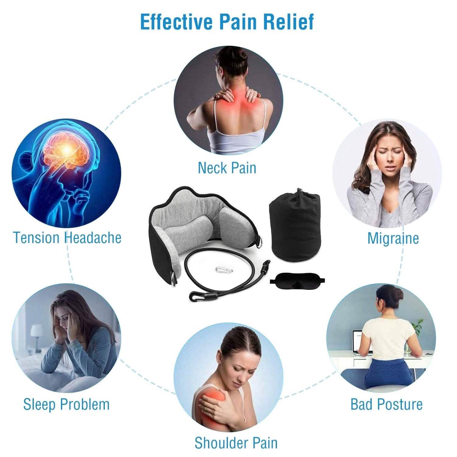 Neck Head Hammock Portable Cervical Traction Relief Hammock Health & Wellness - Tophatter Daily Deals