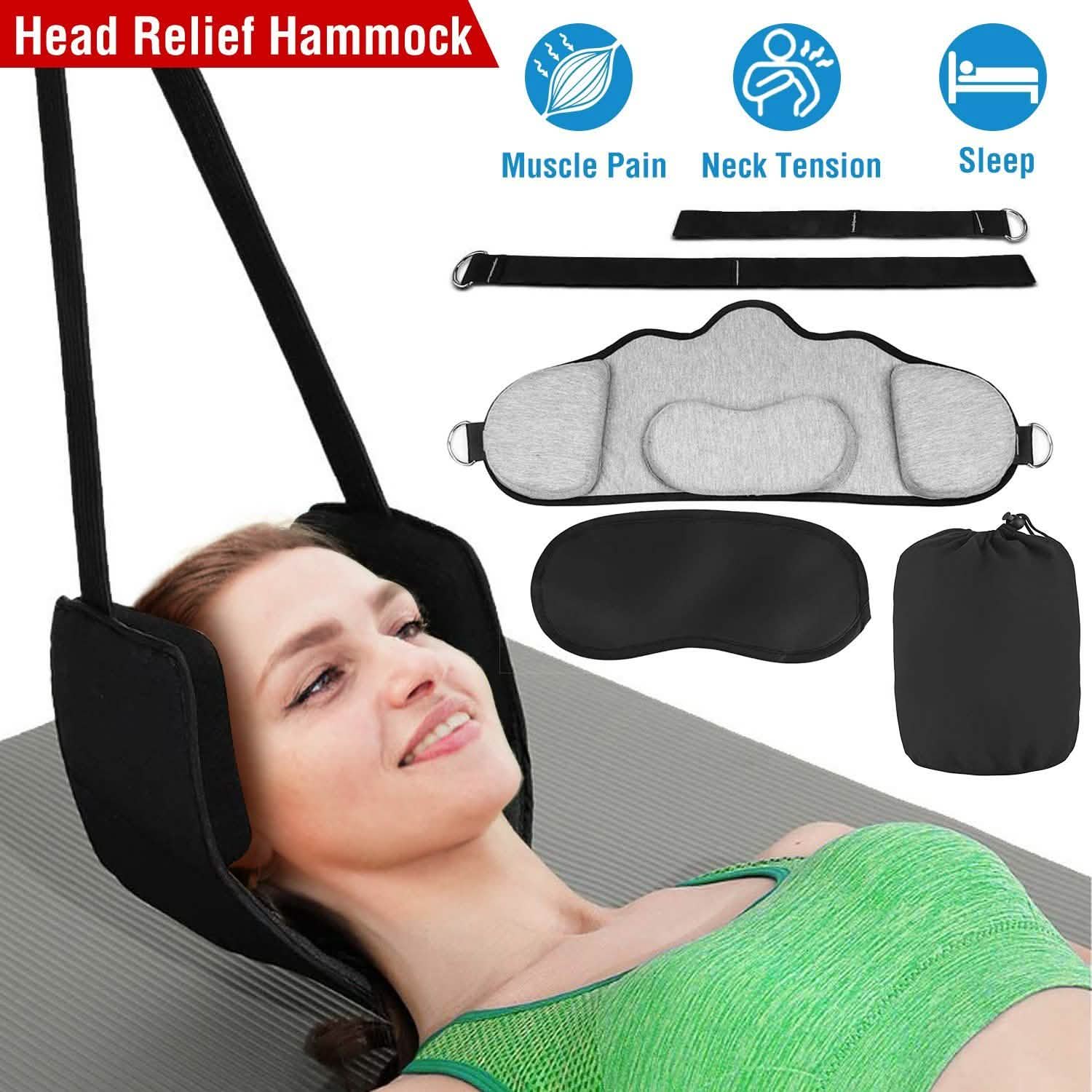 Neck Head Hammock Portable Cervical Traction Relief Hammock Health & Wellness - Tophatter Daily Deals