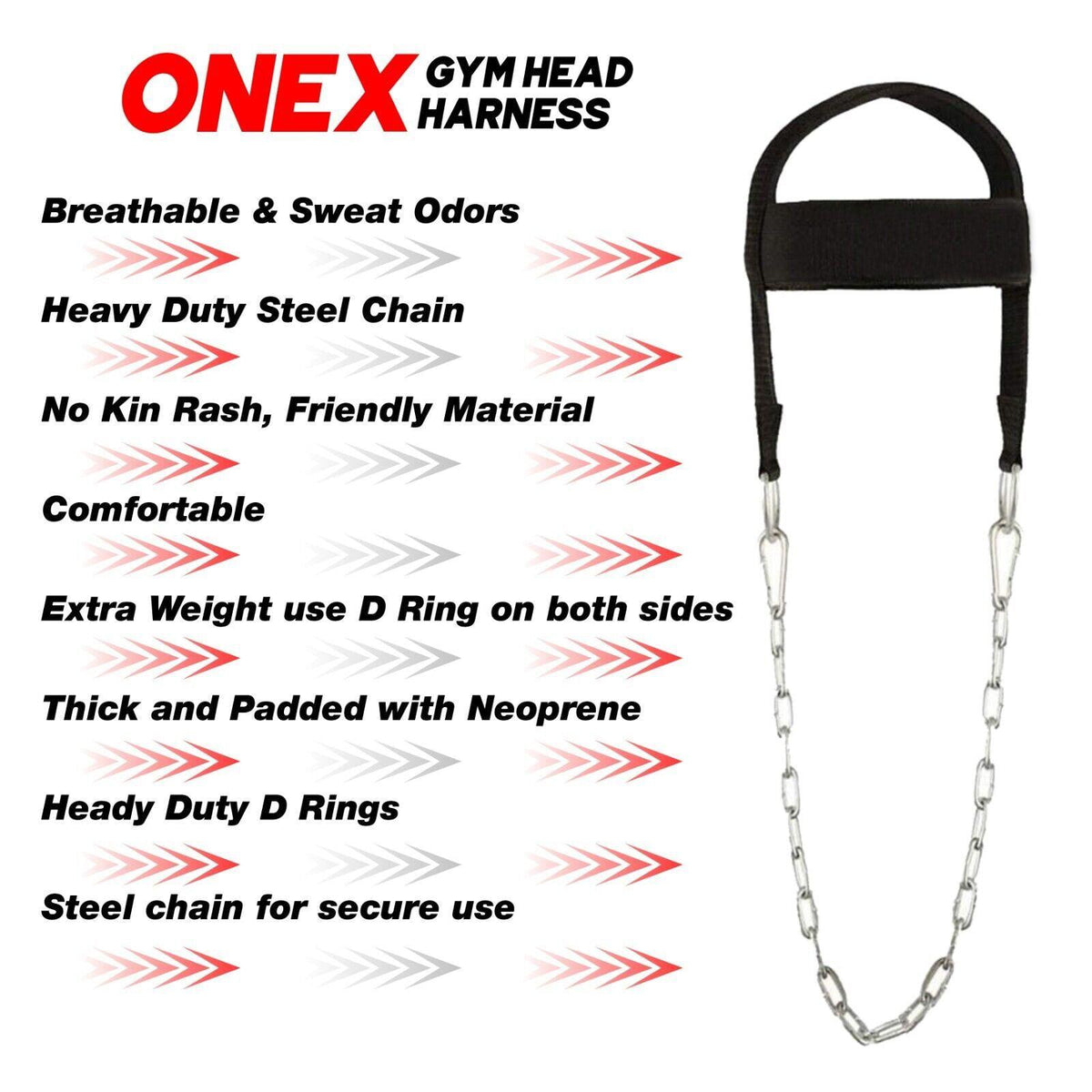 Neck Exercise Harness - Head Harness Special Dipping For Neck Exercise Weight lifting Exercise & Fitness - Tophatter Daily Deals