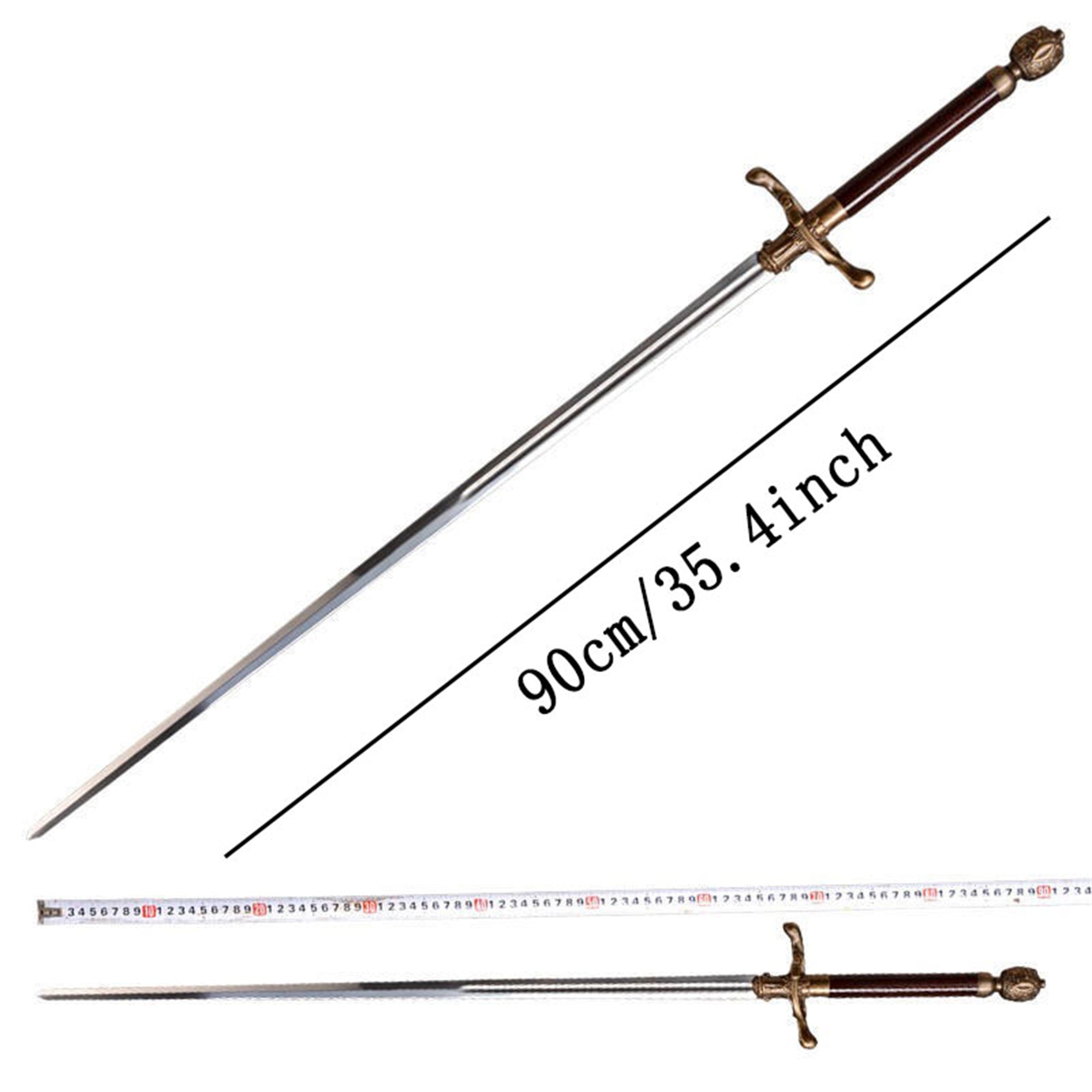 Medieval Needle Sword Life-size Steel Replica - Tophatter Daily Deals