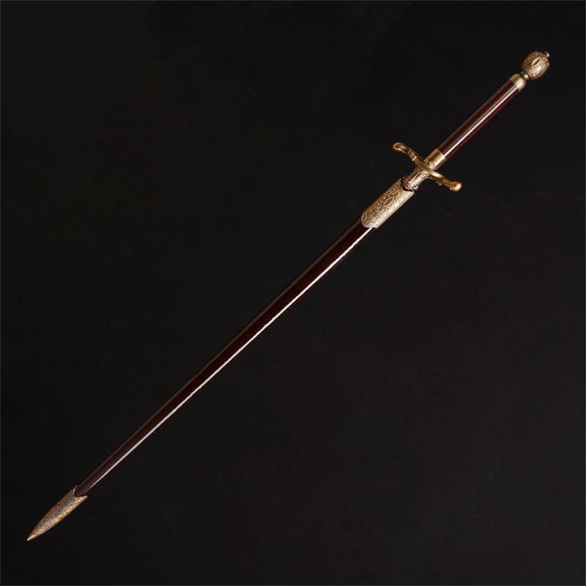 Medieval Needle Sword Life-size Steel Replica Needle Sword - Tophatter Daily Deals