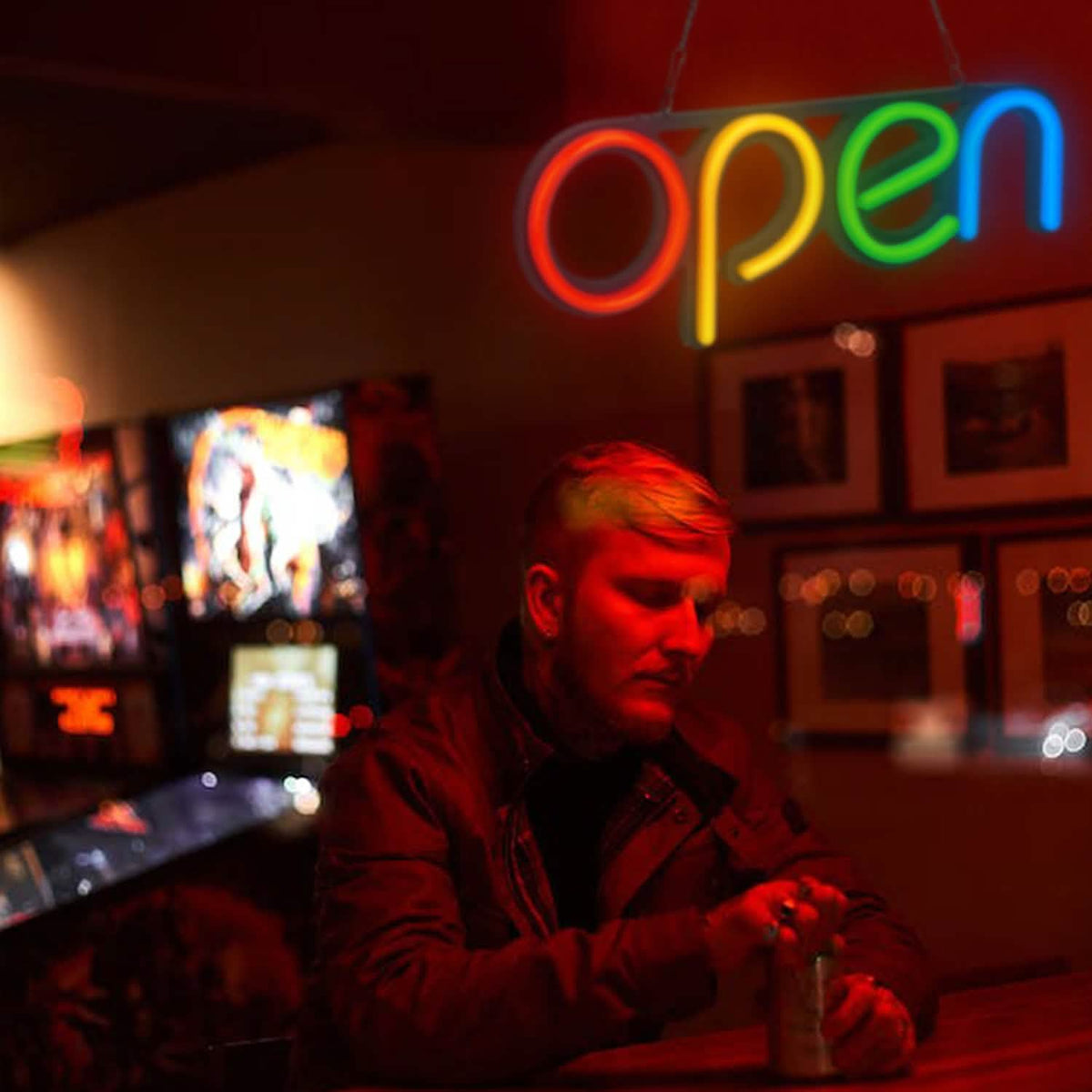 Neon Open Sign Light School, Office & Art Supplies - Tophatter Daily Deals