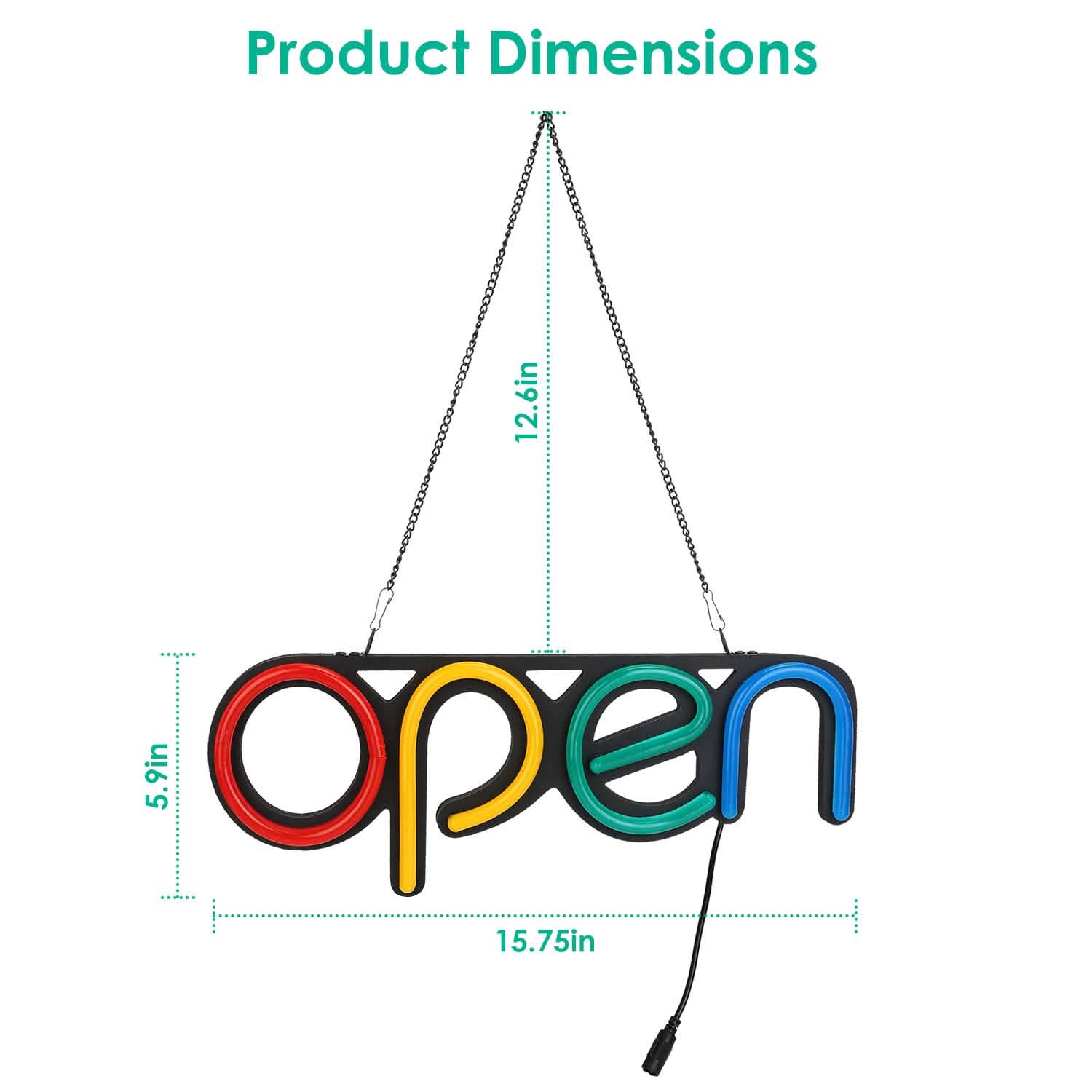 Neon Open Sign Light School, Office & Art Supplies - Tophatter Daily Deals