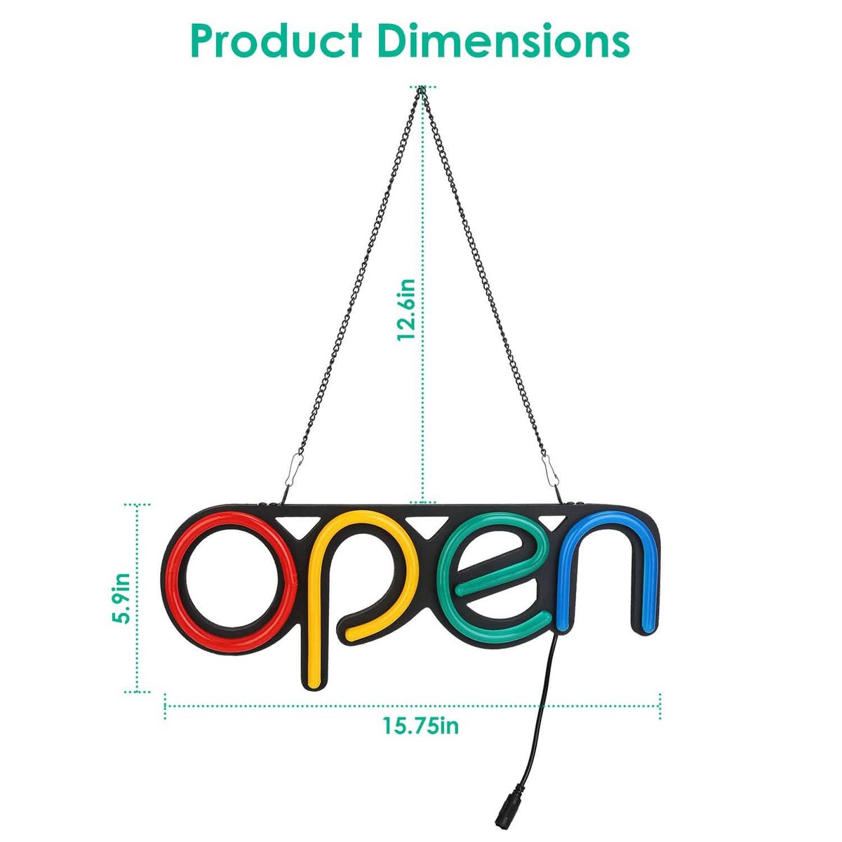 Neon Open Sign Light School, Office & Art Supplies - Tophatter Daily Deals