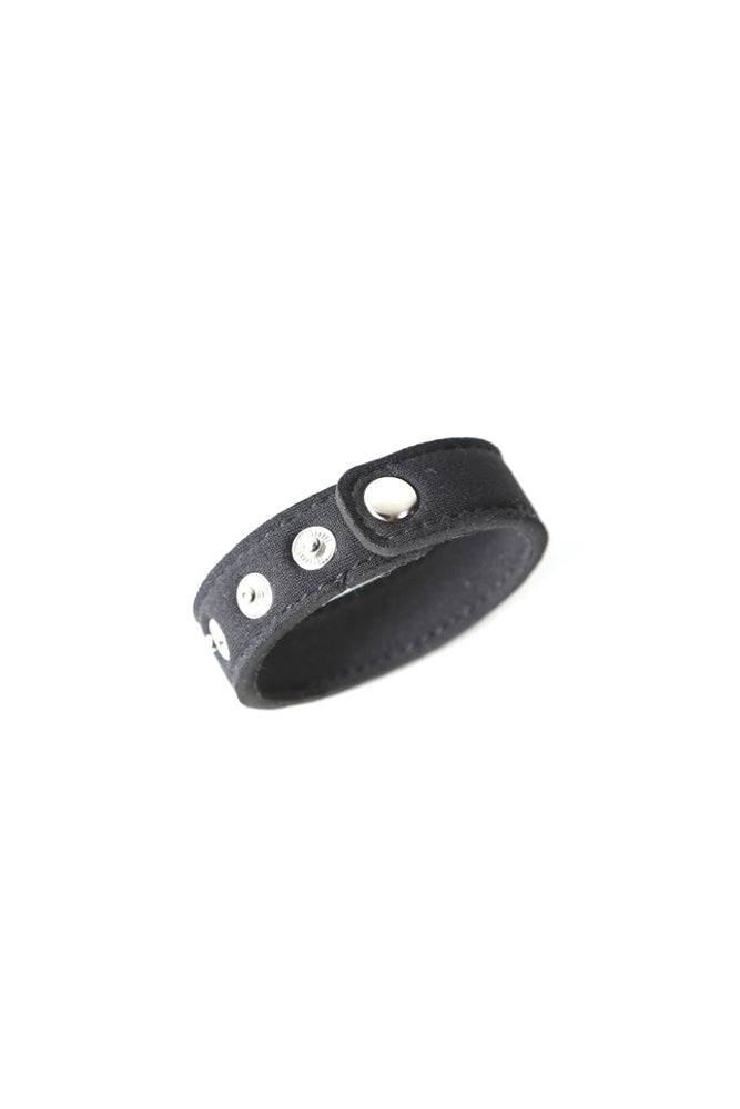 Perfect Fit - Neoprene Snap Cock Ring - Black Sex Toy - Tophatter Daily Deals