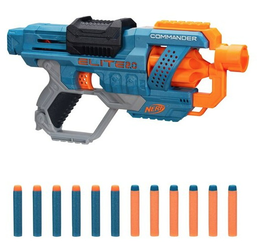 NERF ELITE 2.0 COMMANDER BLASTER - Tophatter's Army Deals PAINTBALL - Tophatter Daily Deals