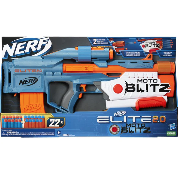 NERF ELITE 2.0 MOTOBLITZ BLASTER - Tophatter's Army Deals PAINTBALL - Tophatter Daily Deals