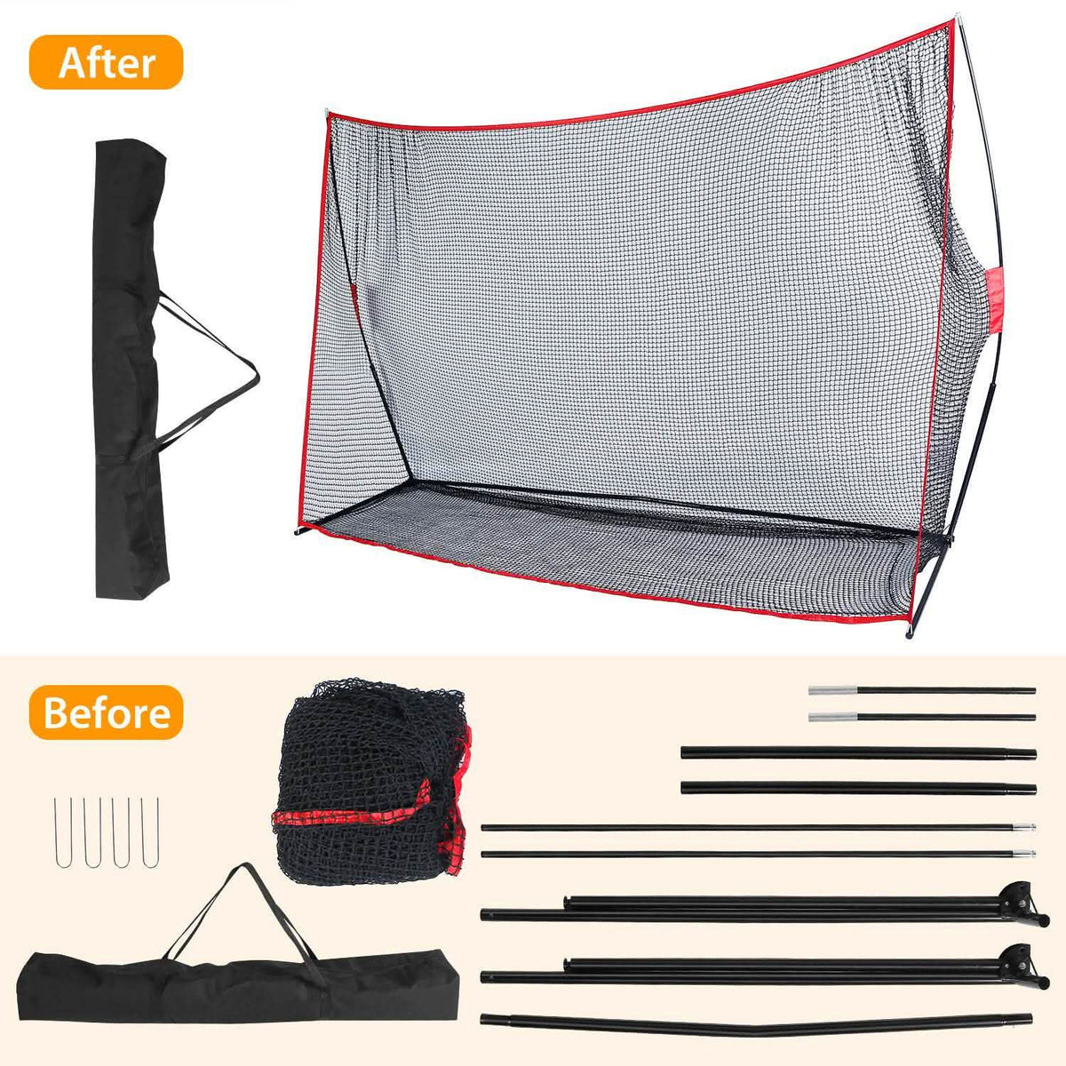 Net Indoor Portable Gold Practice Outdoor Recreation - Tophatter Daily Deals